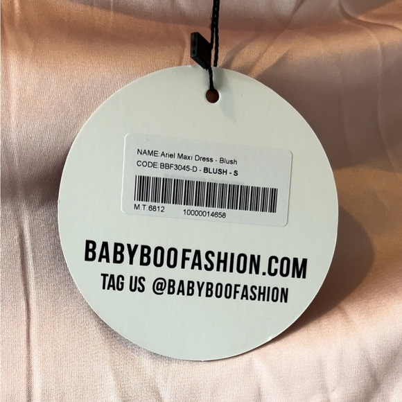 BABYBOO ARIEL MAXI DRESS - BLUSH - Picture 7 of 7